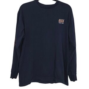 Vintage Tribal Streetwear RPM Turntable Long Sleeve Shirt Mens L Y2K USA Parts